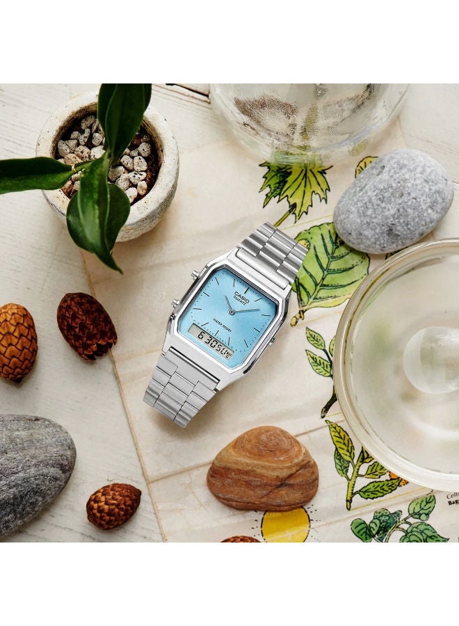 CASIO Stainless Steel Analog Wrist Watch AQ-230A-2A1MQYDF - Image 2