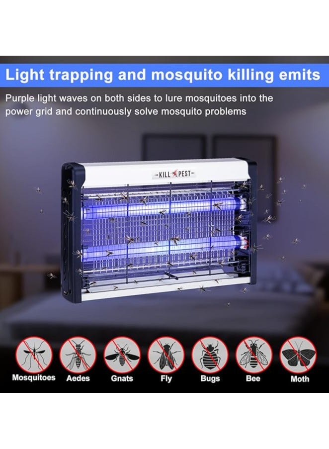 I Lite 8W LED Electric Mosquito Zapper Indoor And Outdoor Flying Fly Insect Killer Lamp Bug And Pest Trap Pest Repeller Repellent Traps Eliminator Catcher Lure Zapper Kills Mosquito - Image 3