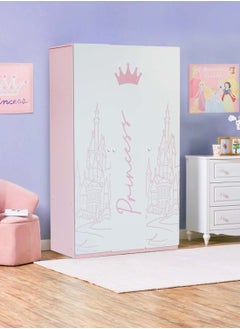 Disney Disney Princess Wardrobe Closet for Kids/Teen - Storage Organizer and Clothes Dresser - 6 Storage and 1 Hanging Compartments – Anti-Tip Anchor Kit - Solid MDF Wood Construction  - Image 1