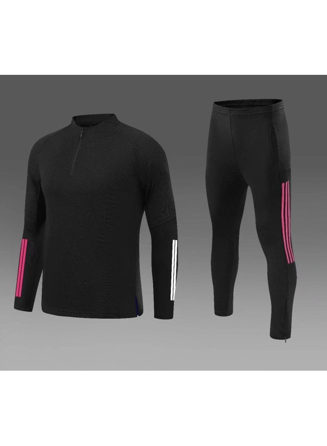 Football Clothing Light Board Training Clothing Long Sleeve Autumn And Winter Clothing Suit Sports Running Training Outwear Printing Jersey