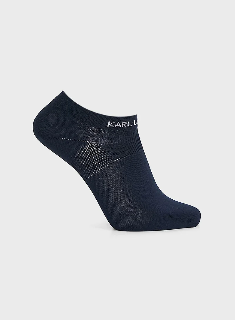 Karl Lagerfeld Logo Socks