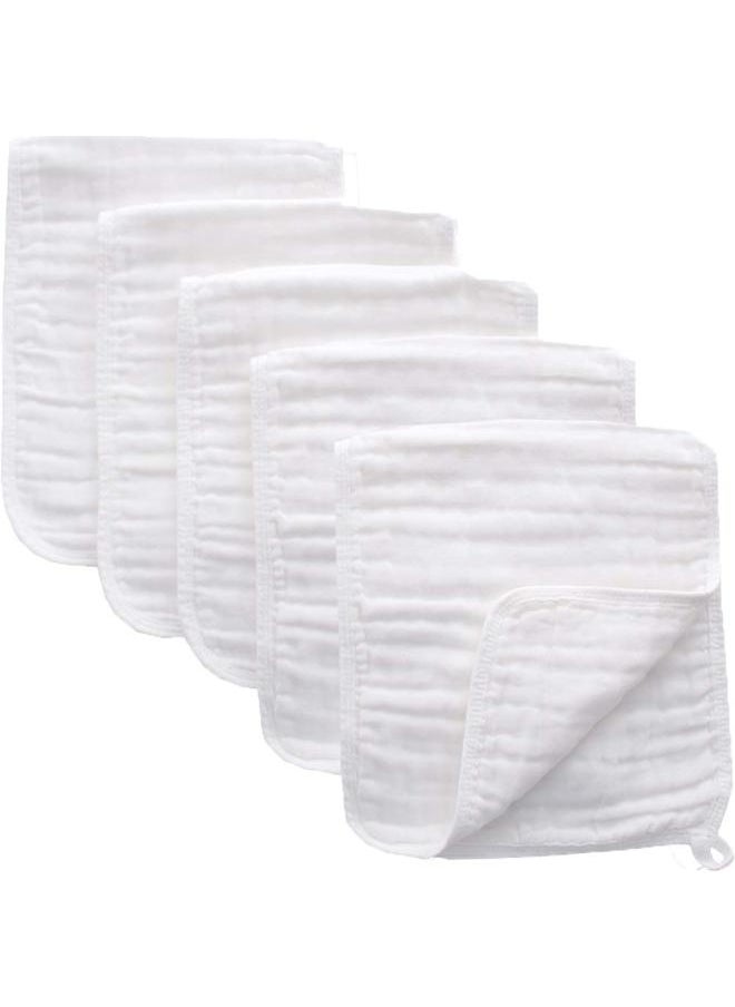 Rectangular Muslin Burp Towel – 100% Organic Cotton, Ultra-Absorbent & Breathable