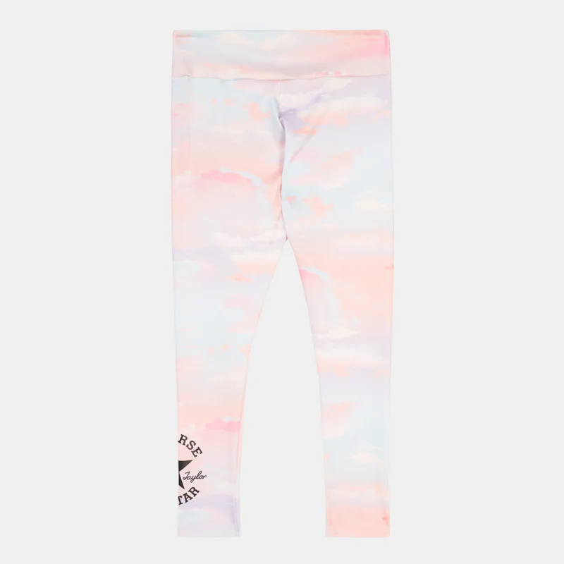 CONVERSE Kids' High Rise Printed Leggings (Older Kids)