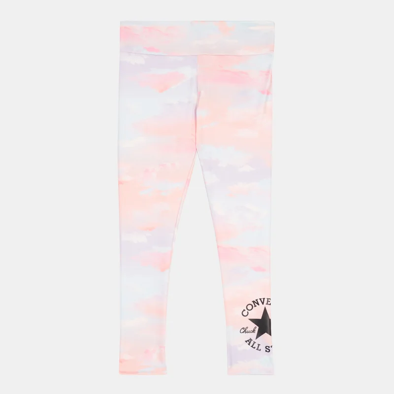 CONVERSE Kids' High Rise Printed Leggings (Older Kids)