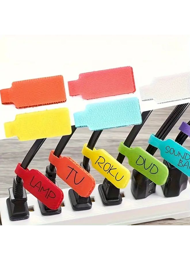 12pcs Multi Color Polyamide Cable Labels For Electronics And Computers - Image 2