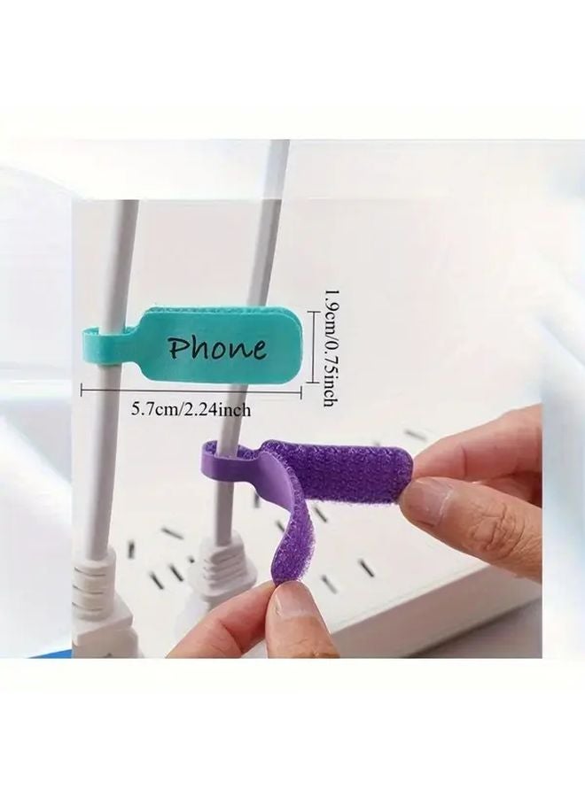 12pcs Multi Color Polyamide Cable Labels For Electronics And Computers - Image 4