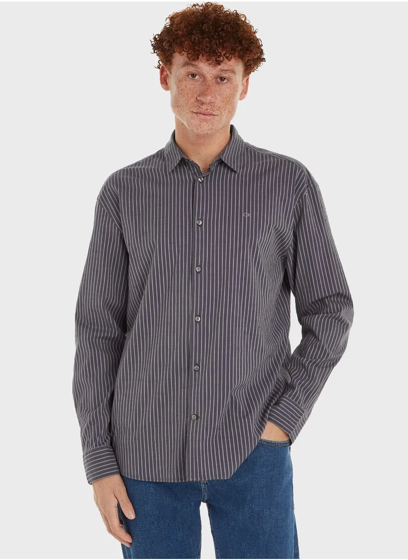 CALVIN KLEIN Striped Relaxed Fit Shirt