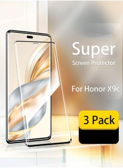 SNBFA 3 Pack Screen Protector for Honor X9c with High Transparency Full Cover,Honor x9c Screen Protector with Scratch & Impact Protection,Honor x9c Tempered Glass for Honor X9C 5G & Honor 80 Pro  - Image 1
