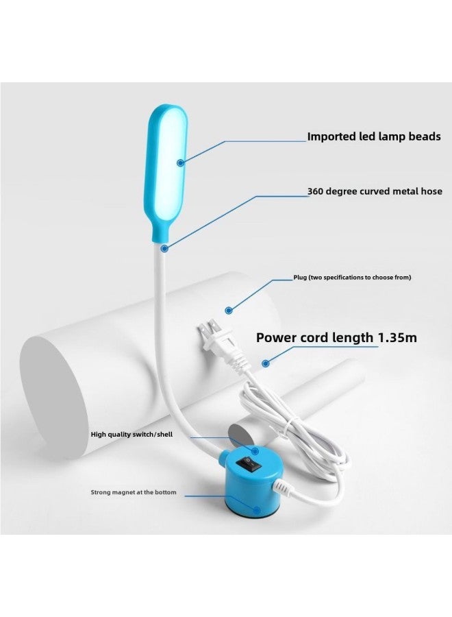 Sewing Machine Work Lamp LED Energy-saving Lamp Touch Special Lighting Plug-in Magnet Clothing Lamp LED Lamp 30 Bead Lamp-Model:Blue LED Light  - Image 3