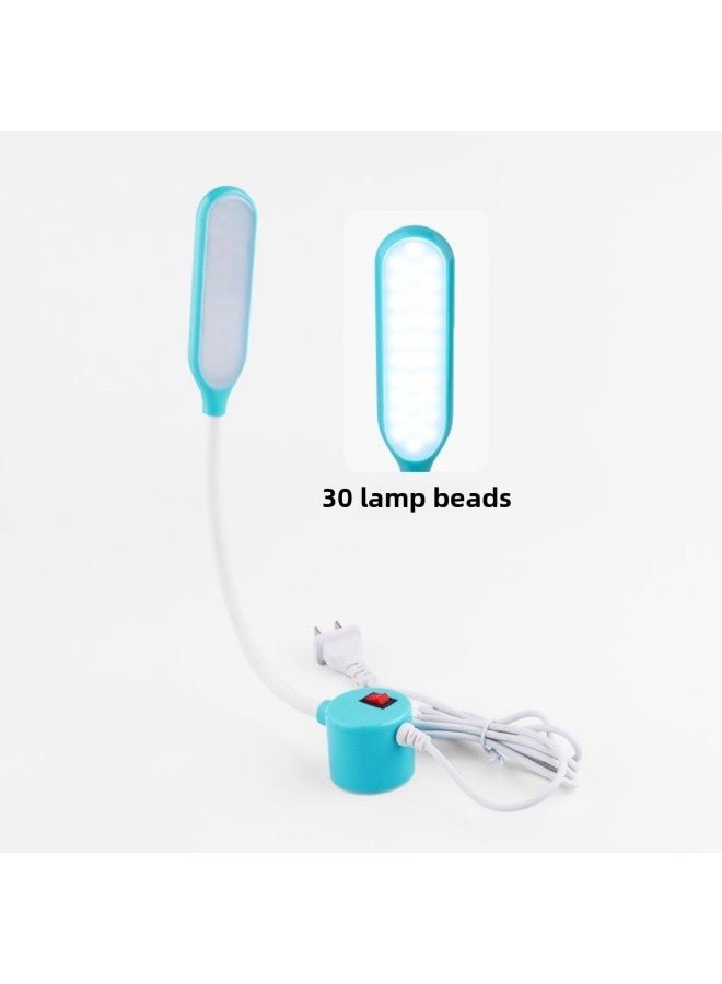 Sewing Machine Work Lamp LED Energy-saving Lamp Touch Special Lighting Plug-in Magnet Clothing Lamp LED Lamp 30 Bead Lamp-Model:Blue LED Light  - Image 5