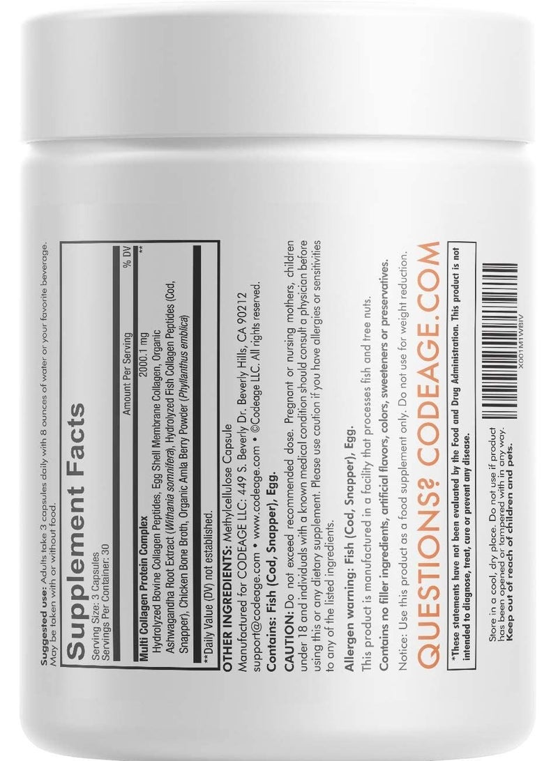 Code Age Multi Collagen Protein Capsules, 90 Count - Image 2