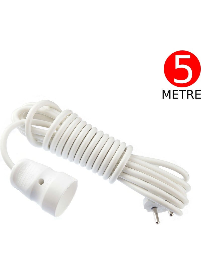 Tek-İş Single-Work Extender Set Extension Cable Ungrounded Portable Patch Cable 5 Meters  - Image 1
