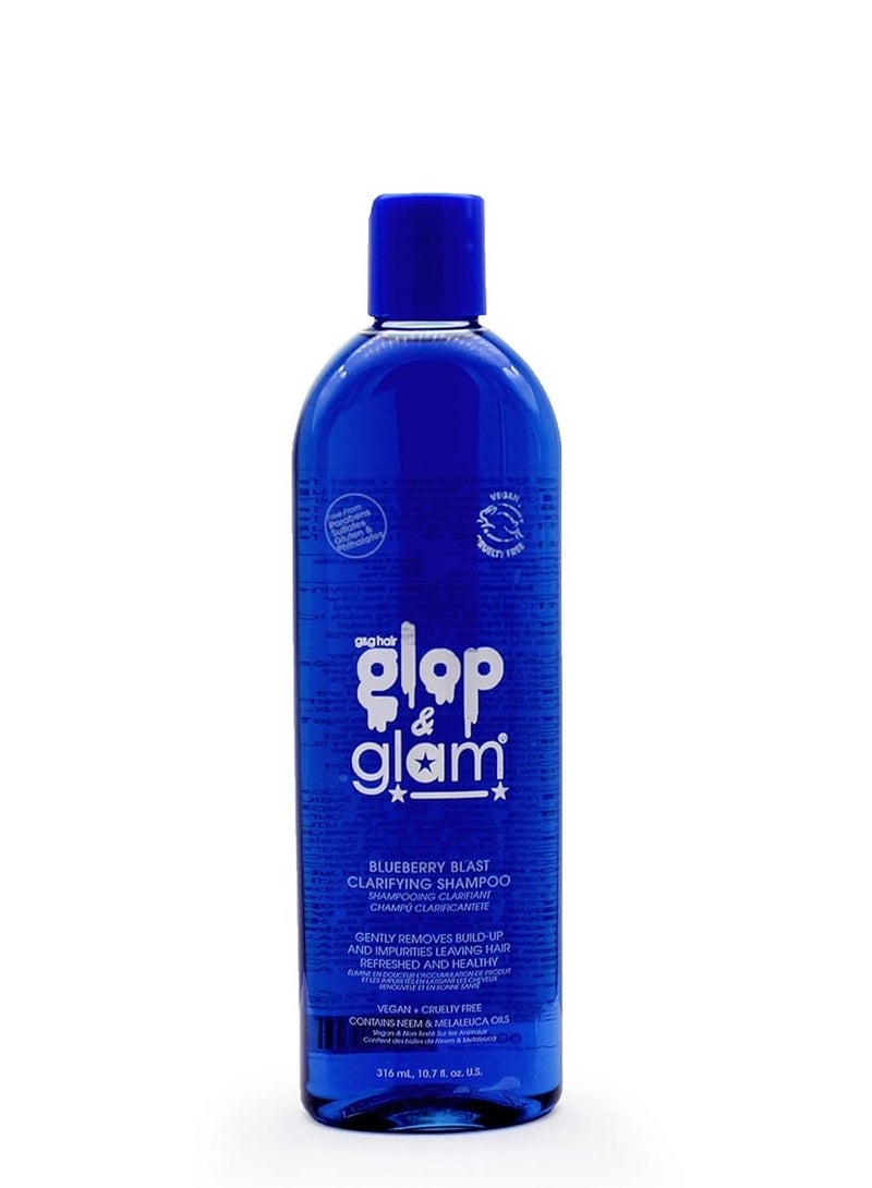 Glop & Glam Glop and Glam Blueberry Blast Shampoo, 10 Ounce