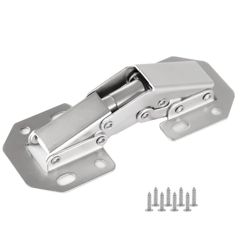 DOBOGA 20Pack Hidden Hinges for Cabinet Doors Frameless Concealed Cabinet Hinge 90 Degree Surface Mount Hinges - Image 2