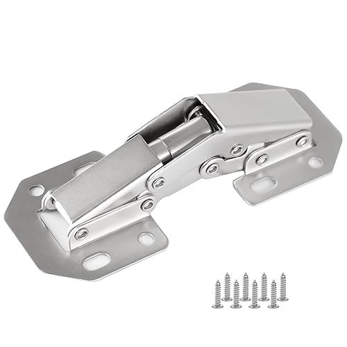 DOBOGA 20Pack Hidden Hinges for Cabinet Doors Frameless Concealed Cabinet Hinge 90 Degree Surface Mount Hinges - Image 1
