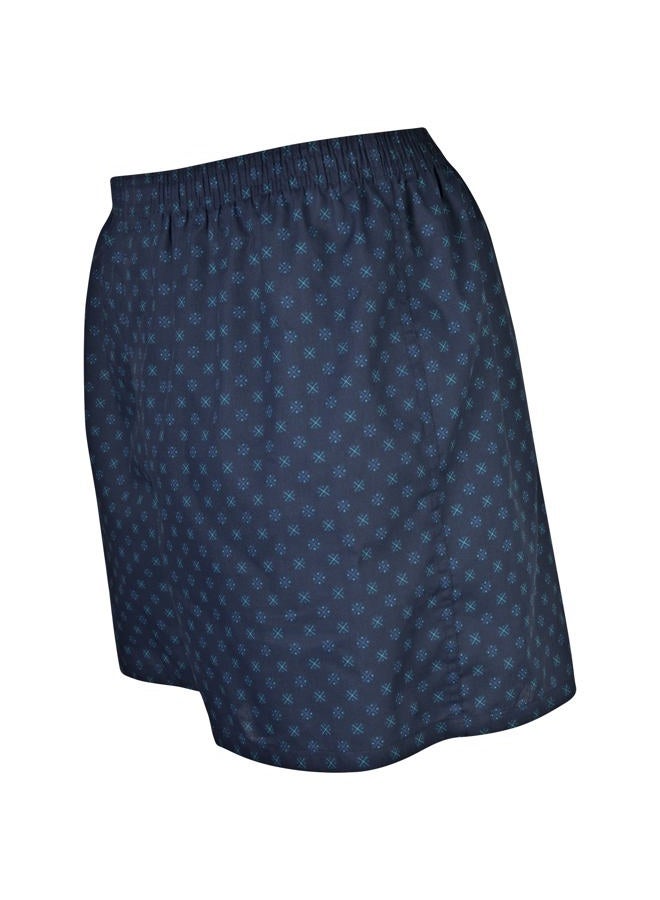 Gildan Men's Underwear Boxers, Multipack, Assorted Navy (5-pack), M - Image 5