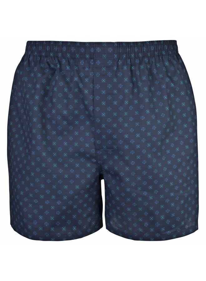 Gildan Men's Underwear Boxers, Multipack, Assorted Navy (5-pack), M - Image 4