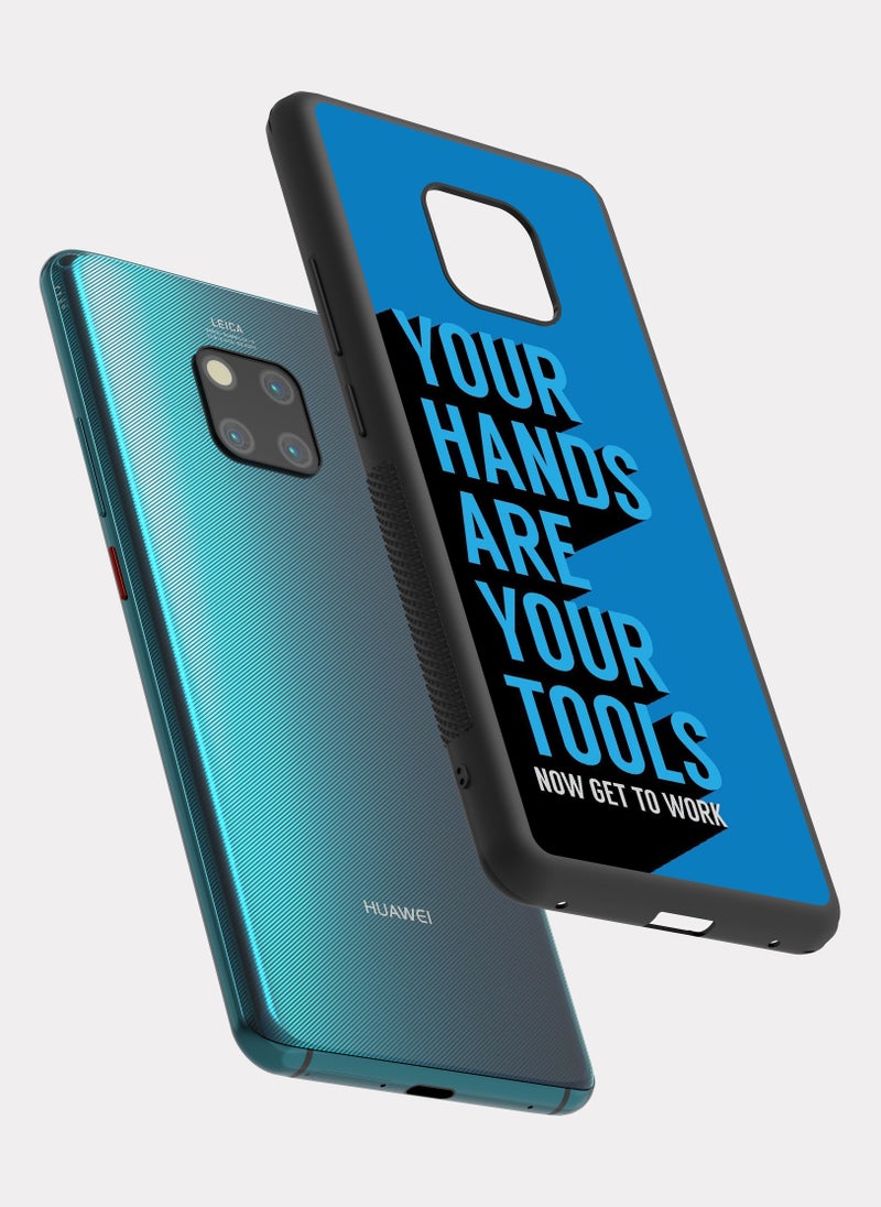 بكسلات كفر هواوي ميت 20 برو اقتباس انجليزي يداك هي أداتك - Image 2