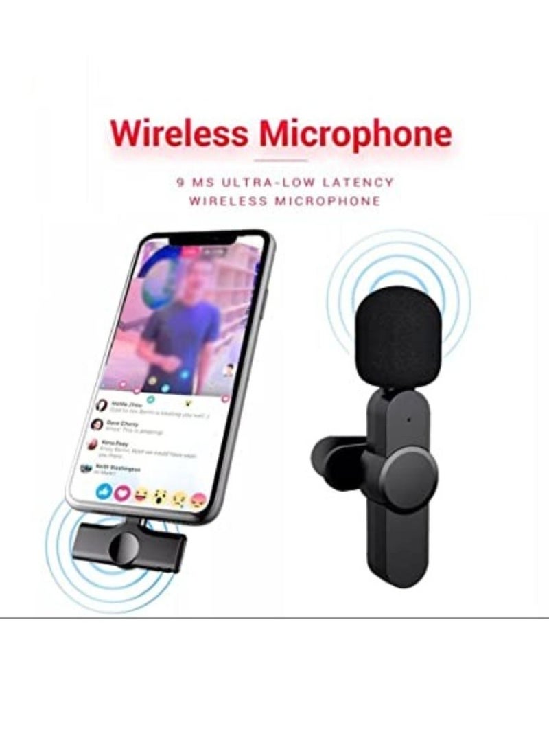 2 in 1 iphone or type-c Wireless Lavalier Microphone For IPhone, Plug Play, Portable Audio Video Recording Mic for Youtube, Live Stream, Vlog, Interview, Laptops PC - Image 3