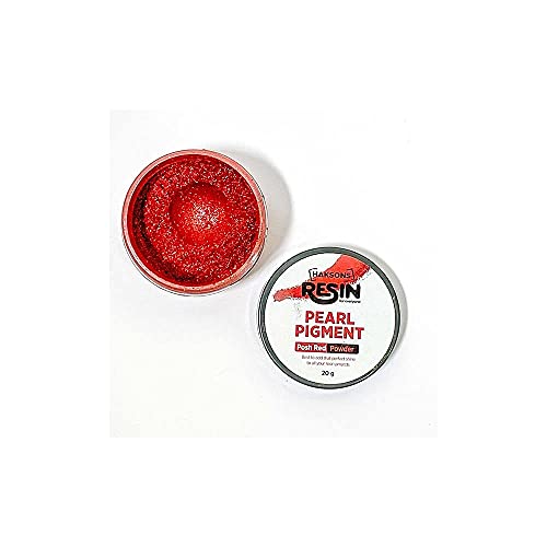 Haksons Pearl Pigments Pack of 3 - Parrot Green, Sapphire, Posh Red (20gms) - Image 4