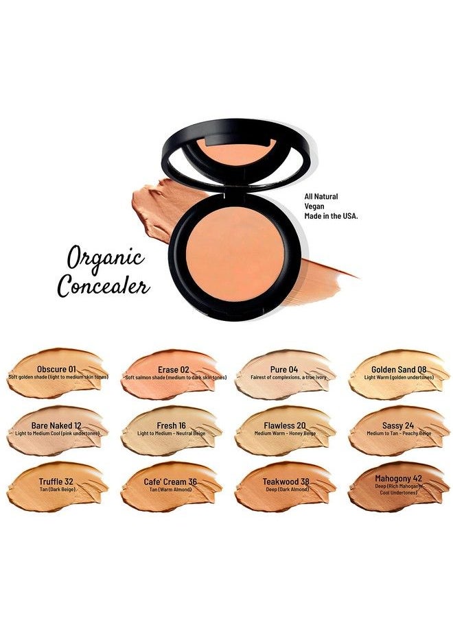 Mom's Secret 100% Natural Concealer Organic Vegan Gluten Free Cruelty Free Made in the USA 011 oz (Flawless 20)  - Image 5