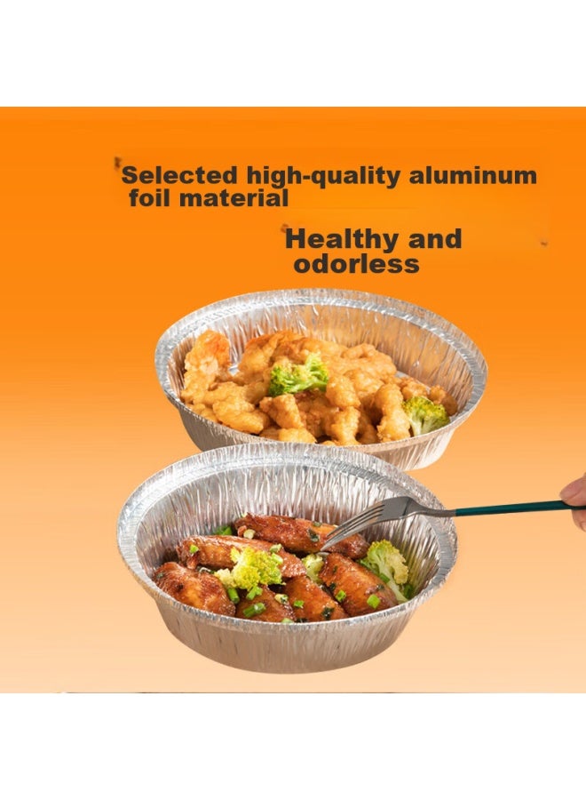 Temeiju Air Fryer Paper Liners, 30 Aluminum Foil Bowls, 18.5cm, Disposable Takeout Containers For Outdoor Barbecue And Picnic - Image 5