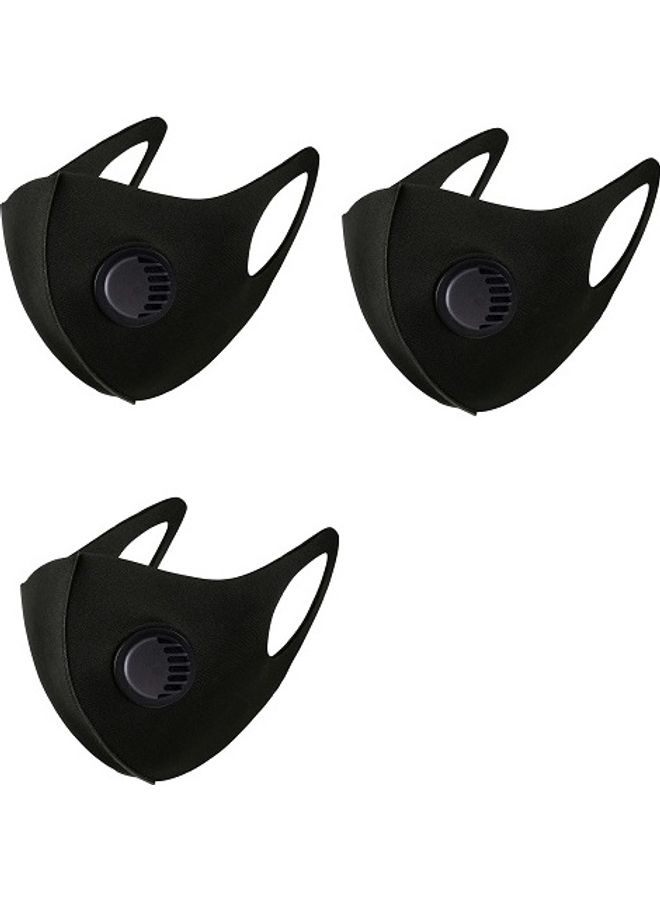 NIBEMINENT 3-Piece Reusable Face Masks With Air Filter - Image 1
