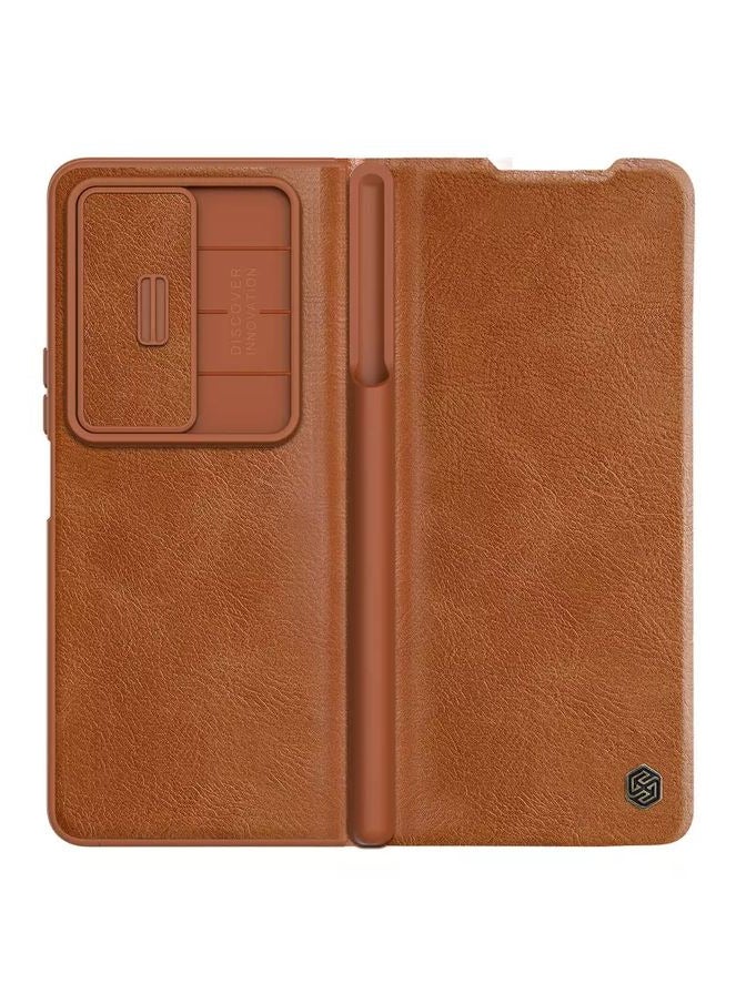 Nillkin Qin Pro Leather Series Cover Case Designed For Samsung Galaxy Z Fold 5 5G - Image 1