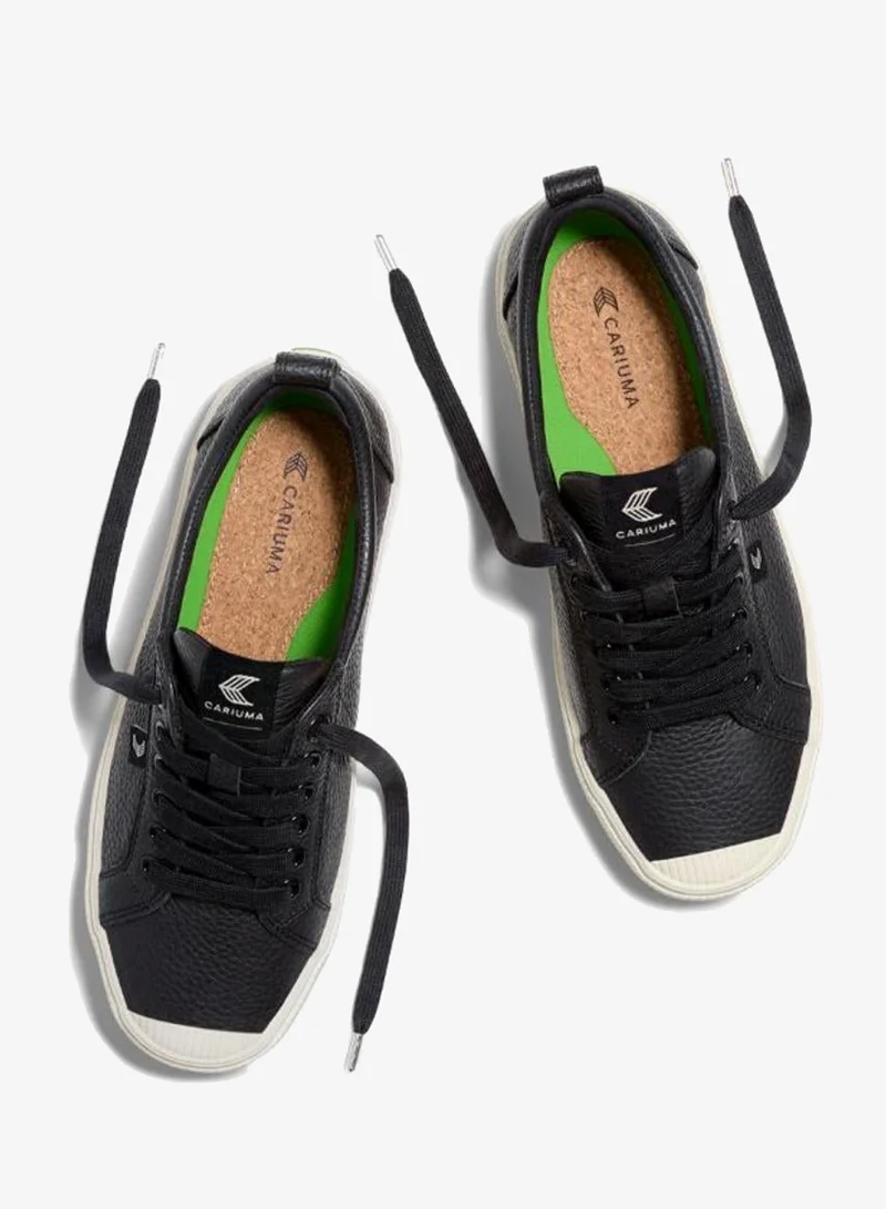 Cariuma  OCA Low Black Premium Leather Sneaker  | Best Price UAE