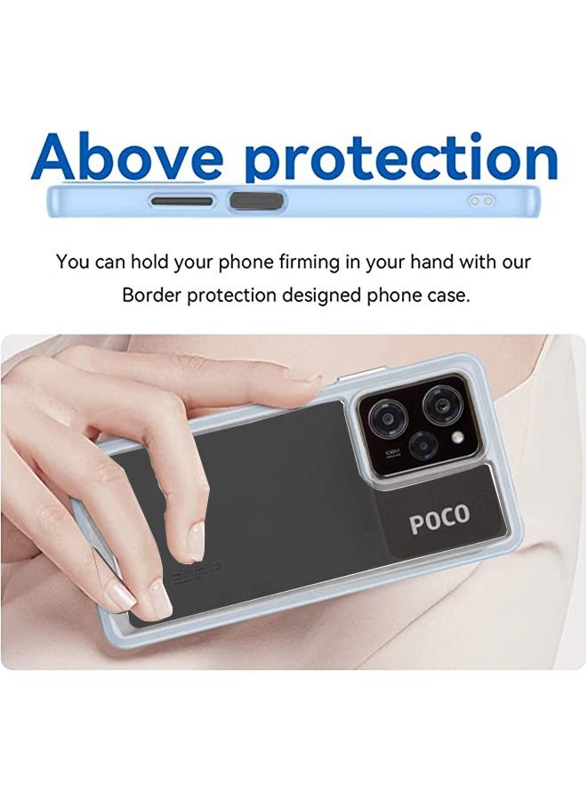 Xiaomi Redmi Note 12 Pro/Poco X5 Pro 5G Case Slim Drop Proof Phone Cover [Protect from Drop/Scratch/Fingerprint] Clear Acrylic Back TPU Bumper Thin Protective Protection - Image 2