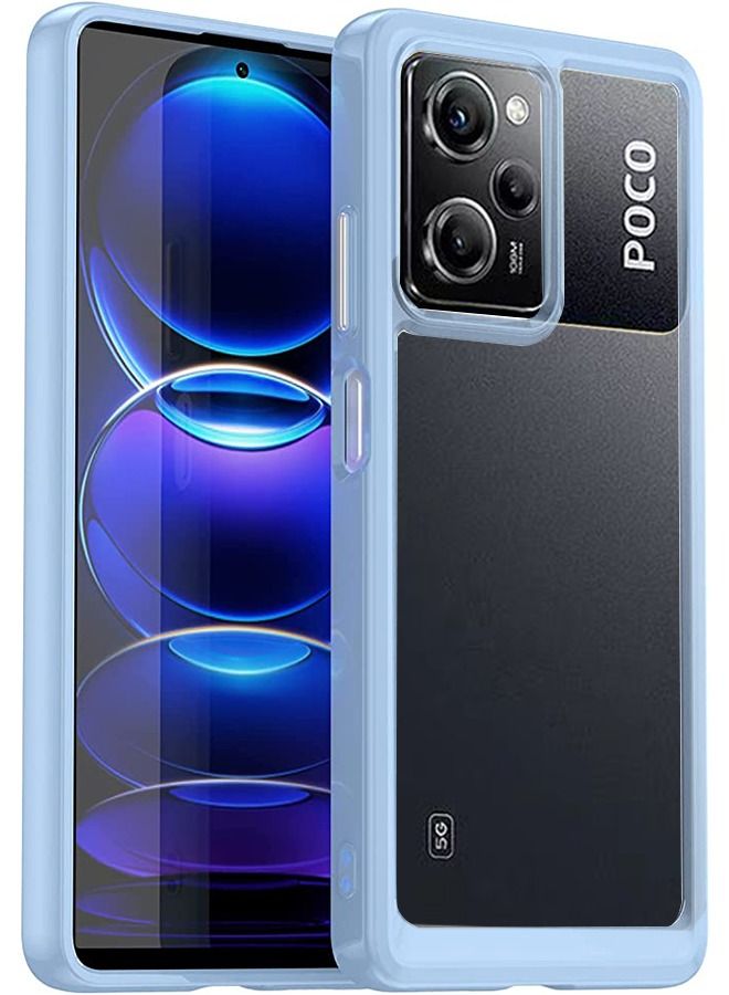 Xiaomi Redmi Note 12 Pro/Poco X5 Pro 5G Case Slim Drop Proof Phone Cover [Protect from Drop/Scratch/Fingerprint] Clear Acrylic Back TPU Bumper Thin Protective Protection - Image 1