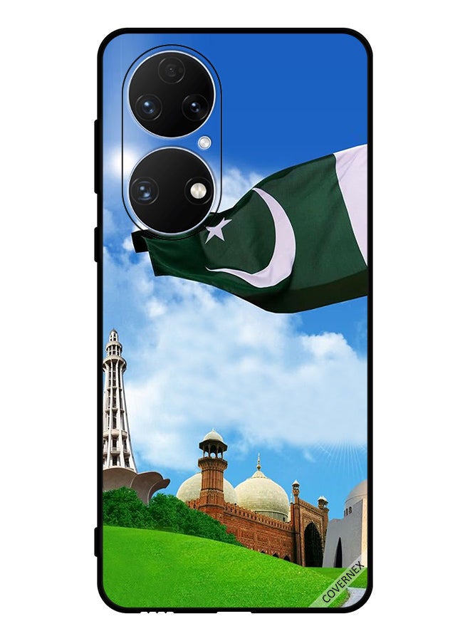 Covernex Protective Case Cover For Huawei P50e Pakistan Flag - Image 1
