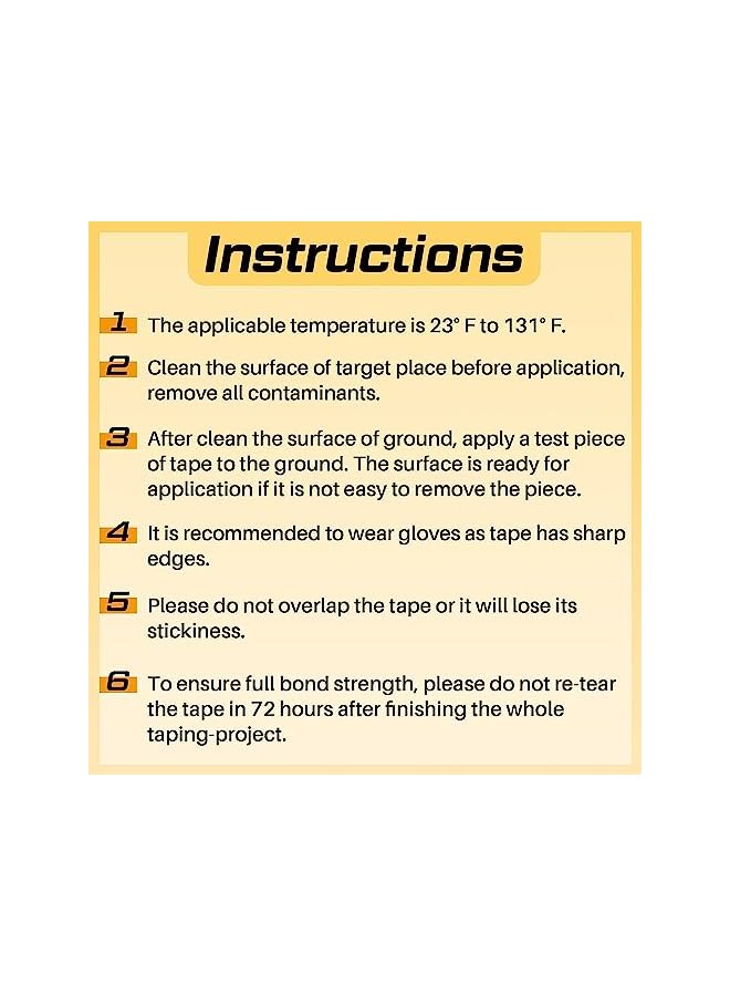 promass Single Sided Carpet Duct Tape, 5CM*50 M Outdoor Court Tape Adhesive Court Marking Tape Court Lines for Tennis Badminton Parking Floor Pavement Driveway Strong Adhesive Heavy Duty Sticker Tape - Image 2