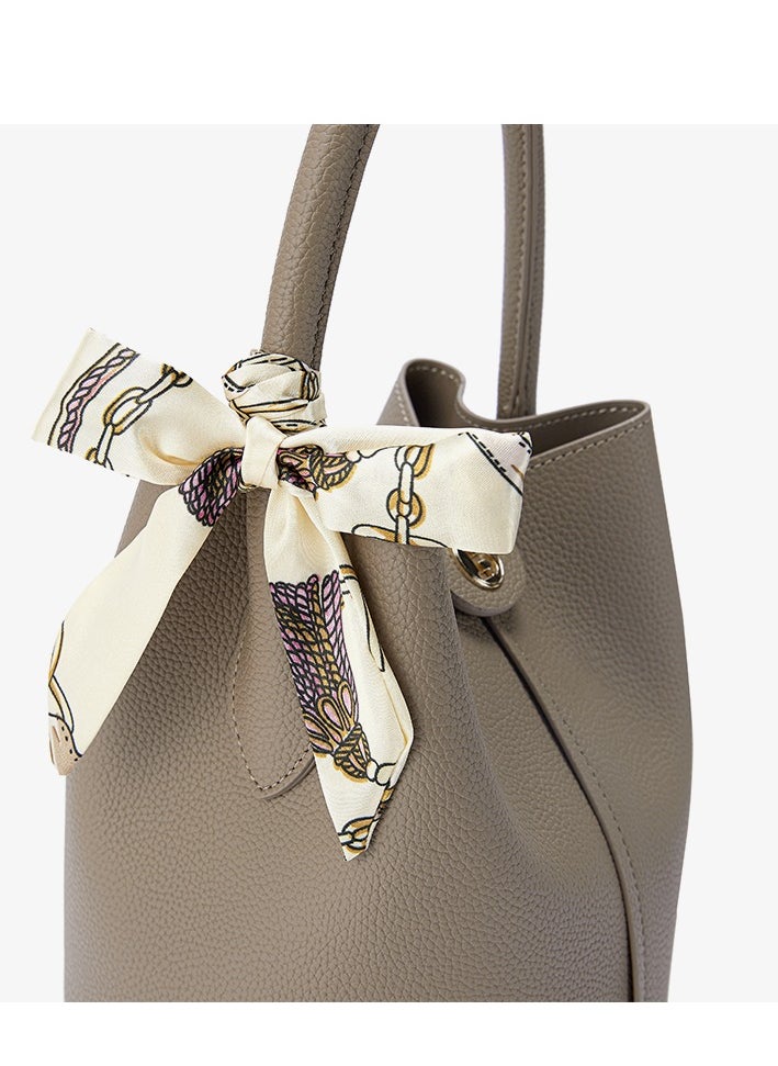 Bostanten Stylish Bostanten Women's Fashionable Bucket Bag – Chic & Versatile Hand bag for Every Occasion / Brown  - Image 3