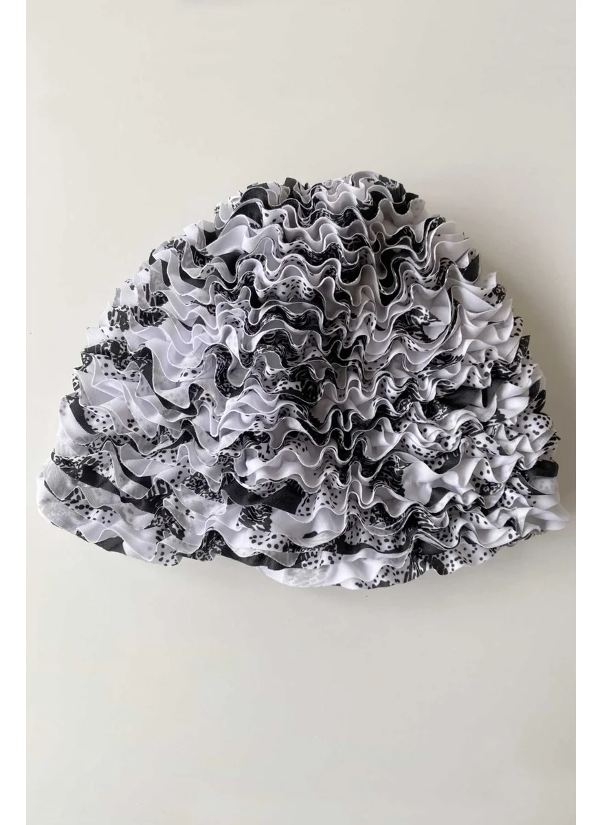 Ayyıldız 3449 Black Ruffle Pool Cap