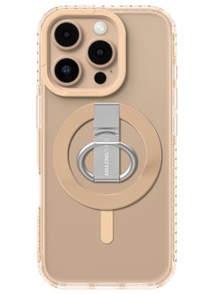 AMAZINGthing Titan PRO Mag Grip Ring Set for iPhone 16 Pro MAX Holder/Stand/Case Cover Compatible with MagSafe - Desert Titanium 