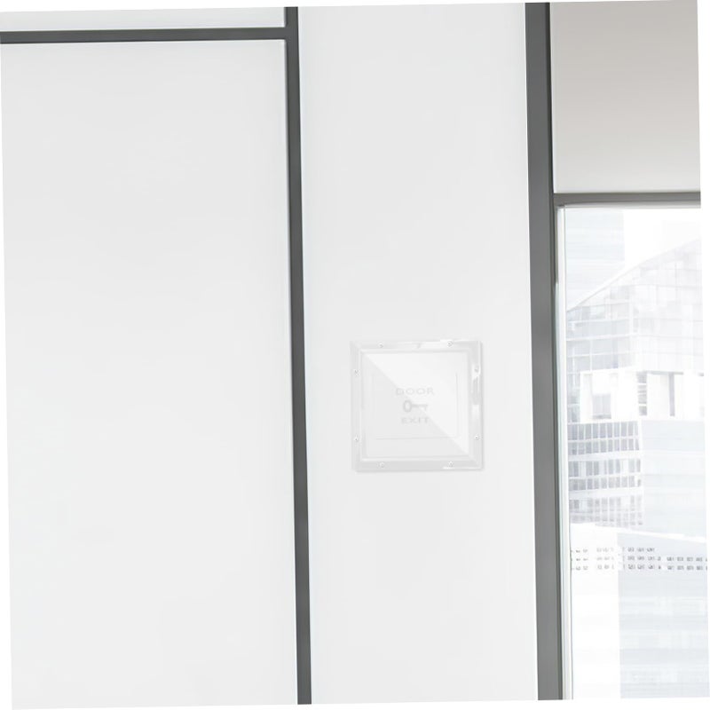 Universal Transparent Weatherproof Cover for Doorbells and Access Control Machines Easy Outdoor Installation - Image 4