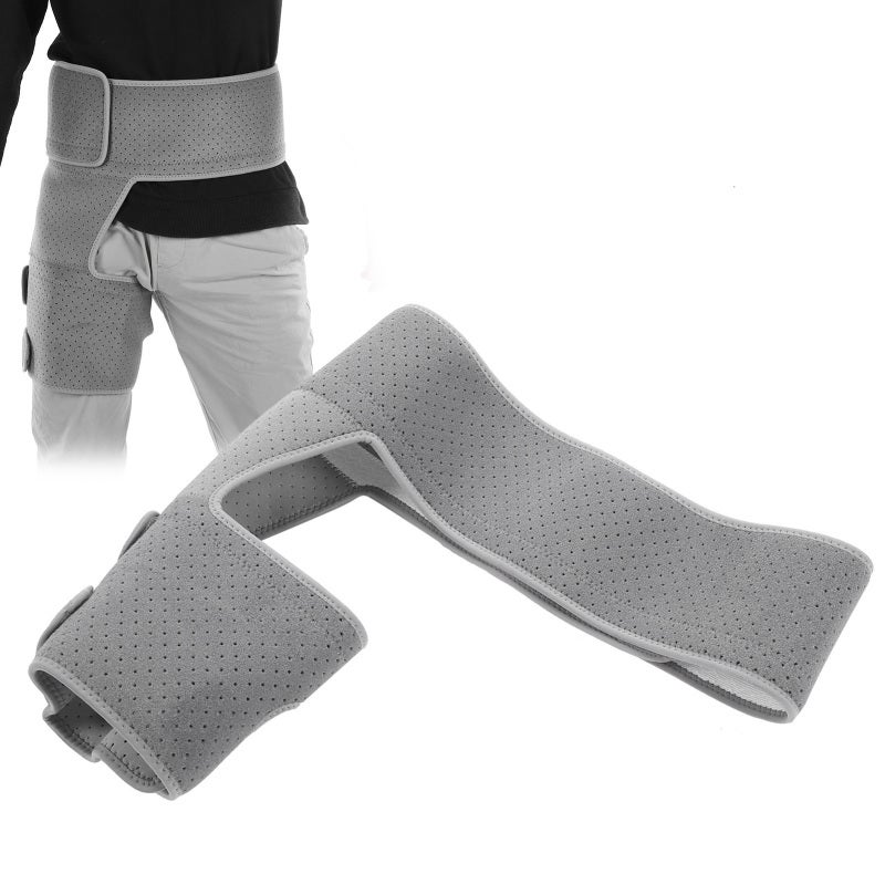 Groin Support Brace Adjustable 3-Strap Hip Compression Support - Targeted Pressure Sciatica Relief Wrap for Sports Injury Recovery - Image 4
