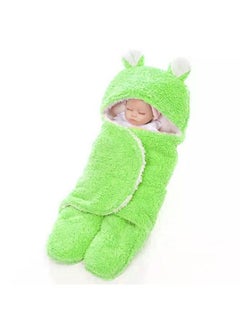 Brandonn Baby Blankets New Born Combo Pack Of Hooded Wrapper Sleeping Bag And Baby Bath Towel For 06 Months Baby Boys And Baby Girls Pack Of 2  - Image 5