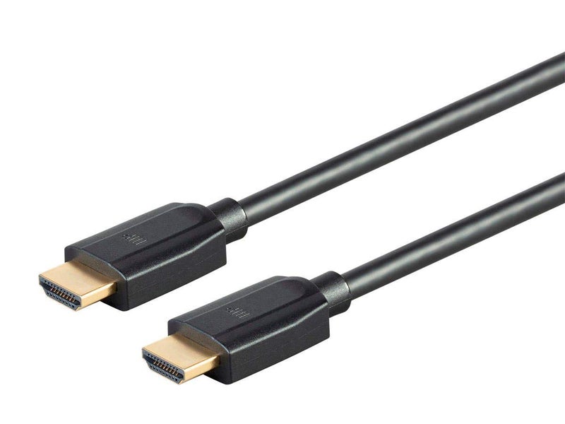 Monoprice 8K Ultra High Speed HDMI Cable - HDMI 2.1, 8K@60Hz, 4K@120Hz, 48Gbps, HDR, VRR, 6ft, Black - 3 pack - Image 2