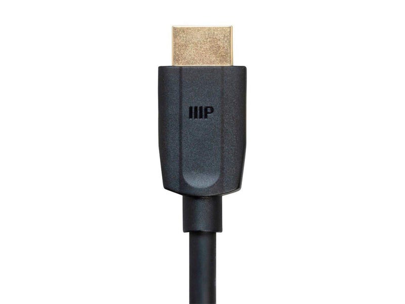 Monoprice 8K Ultra High Speed HDMI Cable - HDMI 2.1, 8K@60Hz, 4K@120Hz, 48Gbps, HDR, VRR, 6ft, Black - 3 pack - Image 3