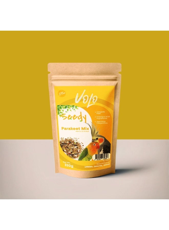Volo Seedy Parakeet Mix 320g - Image 1