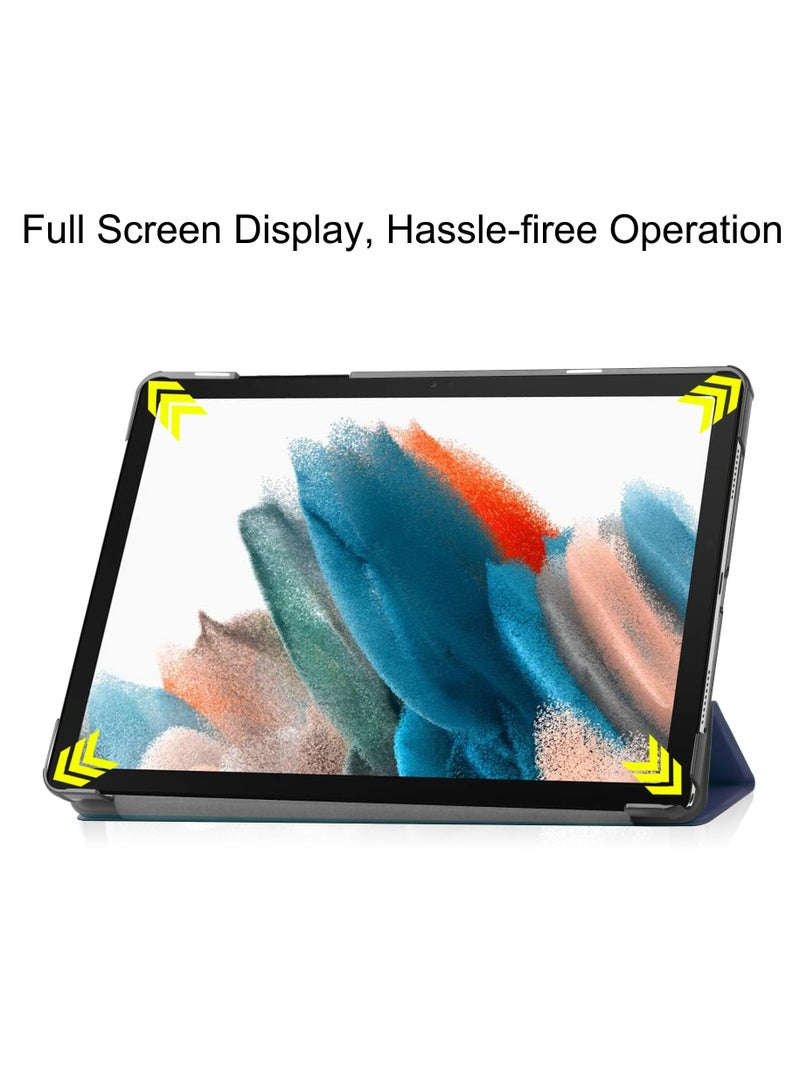 Case for Samsung Galaxy Tab A9/Tab A11 8.7 Inch (2023 2025) SM-X110/SM-115/SM-117 Tablet Ultra Slim Lightweight Stand Cover Case Premium Quality PU Leather Case Cover (Dark Blue) - Image 3