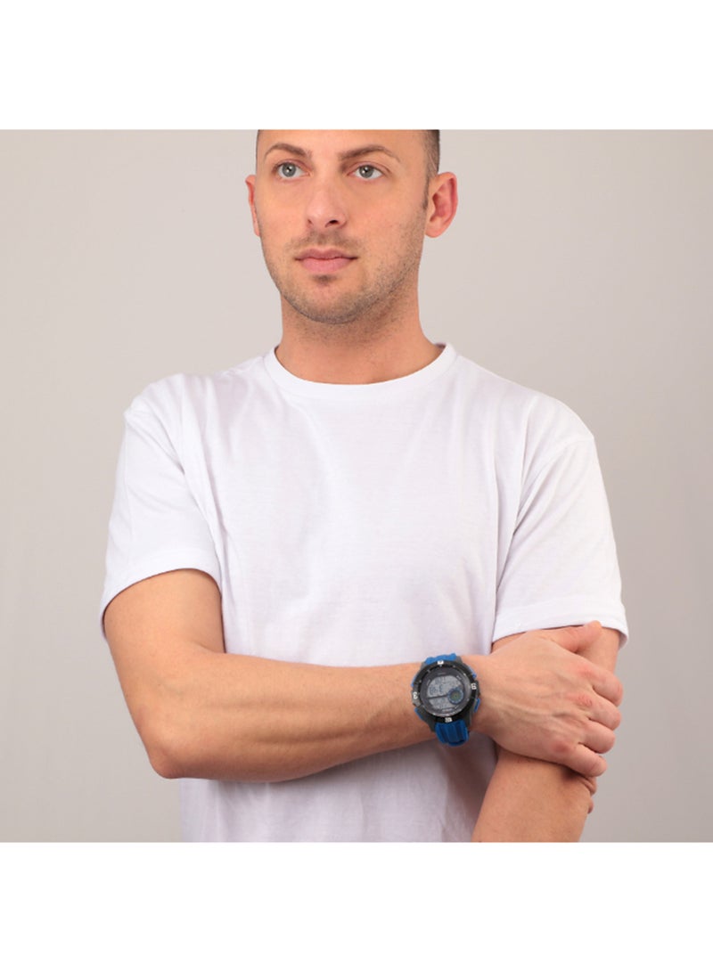 Sector EX-04 49MM DIGITAL BLACK DIAL BLUE STR - Image 4