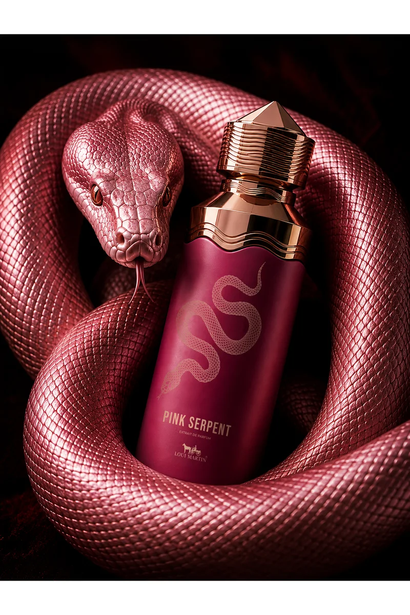Loui Martin Pink Serpent Extrait de Parfum 100ml | Black Currant, Blackberry & Raspberry | Musk, Sandalwood & Amber | Bold Fruity Fragrance