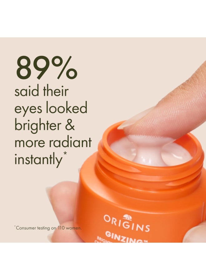 Origins Origins GinZing Brightening Eye Cream | Visibly Reduces Dark Circles Instantly & Over Time | With Vitamin C & Niacinamide - Image 3