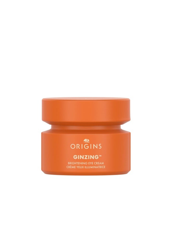 Origins Origins GinZing Brightening Eye Cream | Visibly Reduces Dark Circles Instantly & Over Time | With Vitamin C & Niacinamide - Image 1