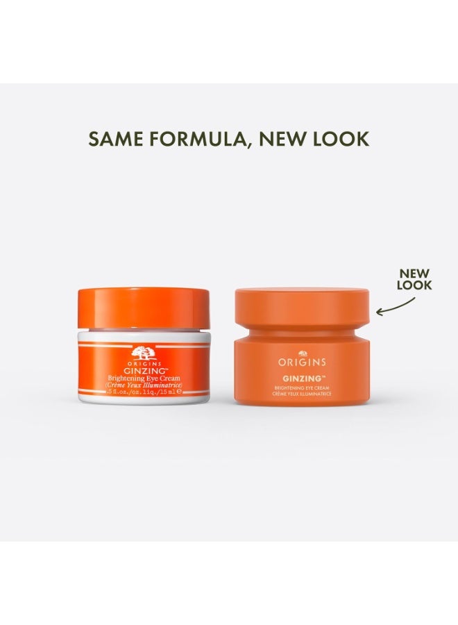 Origins Origins GinZing Brightening Eye Cream | Visibly Reduces Dark Circles Instantly & Over Time | With Vitamin C & Niacinamide - Image 2