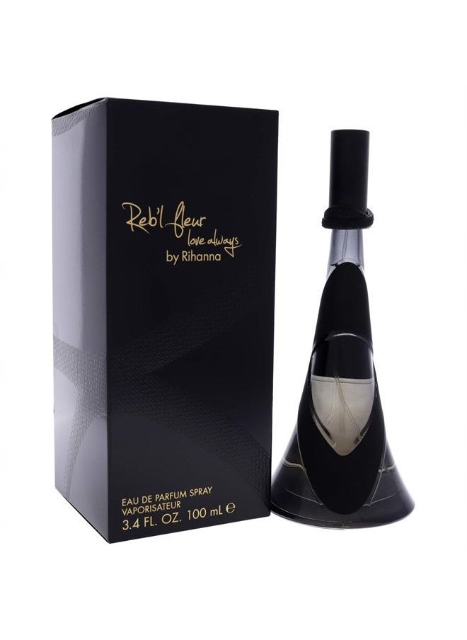 Rihanna Reb'l Fleur Love Always for Women Eau De Parfum Spray, 3.4 Ounce  - Image 3