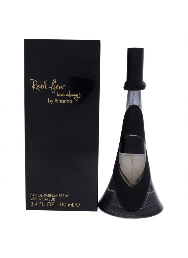 Rihanna Reb'l Fleur Love Always for Women Eau De Parfum Spray, 3.4 Ounce  - Image 1